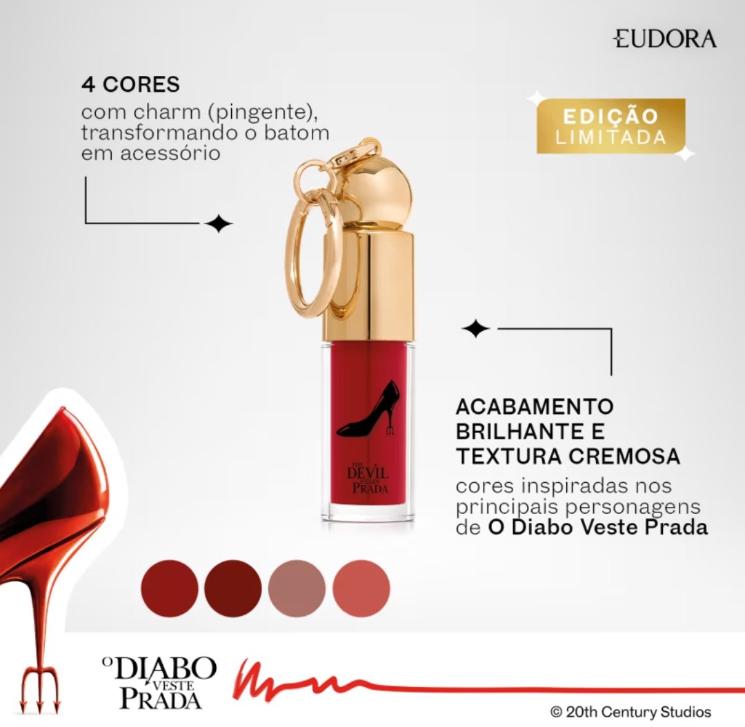 ursapromos's tweet image. E tem maiss

Batom Líquido Cremoso Eudora Make O Diabo Veste Prada Fashion Icon Nude 4ml

🛒 tidd.ly/4tNMYaA

❌ De: R$74,99
✅ Por: R$54,90

4 tons para você escolher o seu favorito

🚨POR TEMPO LIMITADO🚨

#Diabovesteprada #odiabovesteprada #DVP #oferta #desconto