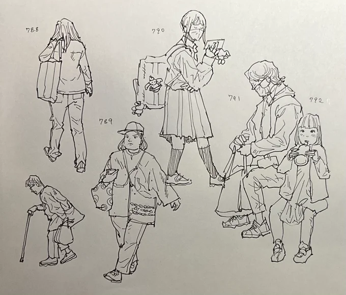 「絵師ムネチカ」最終話32ページを脱稿いたしました記念にクロッキーを再開いたします。 