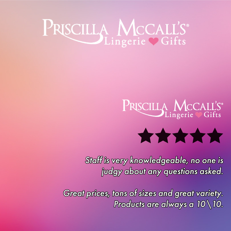 No judgment. Just helpful, knowledgeable service.💕
At Priscilla McCall’s, our team is here to answer your questions, help you feel comfortable, &amp; guide you to exactly what you’re looking for.

#PriscillaMcCalls #CustomerLove #ShopWithConfidence #InStoreExperience #HelpfulStaff