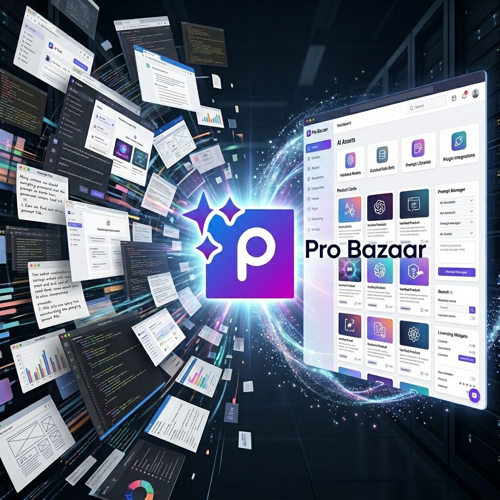 probazaarai's tweet photo. Thousands of AI assets are created every day.
 But most of them… die in silence.
❌ No distribution
 ❌ No visibility
 ❌ No trust signal
ProBazaar changes that.
Turn your work into income.
Start selling on https://t.co/V0WnsMZbYA
#AIcreators  #AIMarketplace #ProBazaar https://t.co/Lxl05LWjXA