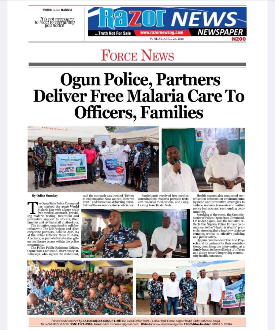thepossiblepro's tweet photo. World malaria day 2026 free medical outreach held in Abeokuta @ossap_sdgs @SDGoals @NGYouthSDGs https://t.co/w0my5lMOor