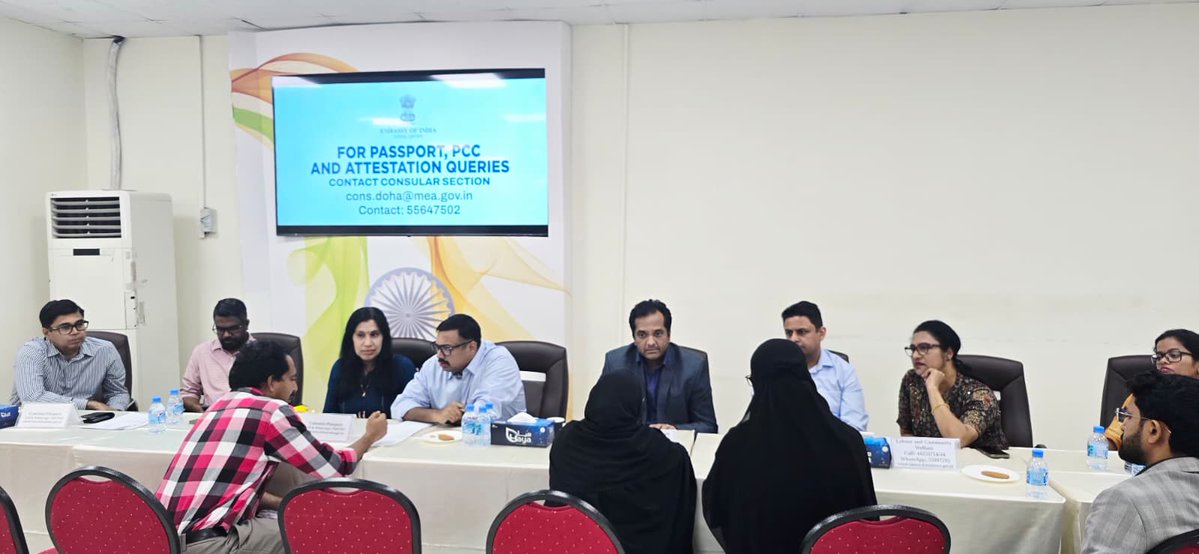 India in Qatar tweet media