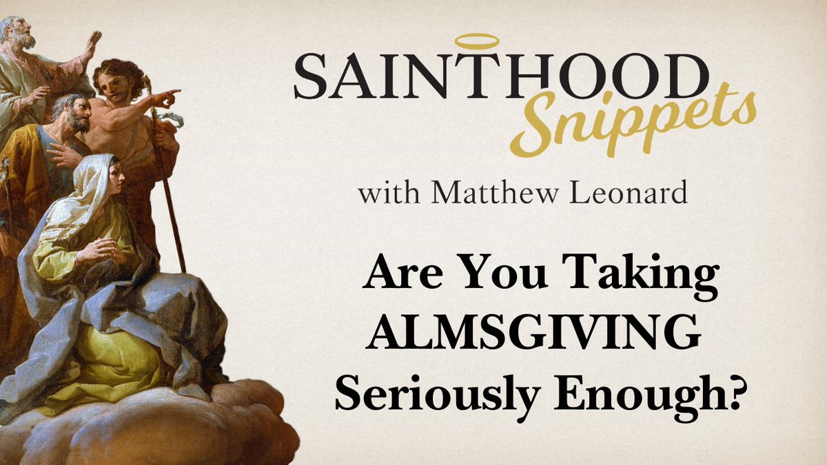MattSLeonard's tweet photo. What would you say are the most important aspects of being a good Catholic?

Going to Mass every Sunday? 

Praying the rosary? Going to confession?

Certainly the sacraments and regular prayer are crucial.

But there's something that's often forgotten.

https://t.co/76EIwJesh0 https://t.co/2Vo94TCxuI