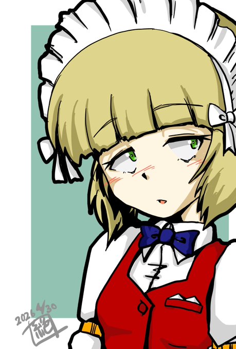 #ガルパン版深夜のお絵描き60分一本勝負 #ガルパン版深夜のお絵描き60分一本勝負_20260430 お題は 「サメさんチーム」 という事でサメさんチームと言えばカトラスさん! 我が嫁 最推しのカトラスさんですよ! 描かぬわけにはいくまい… 可愛いよ 可愛いよカトラスさん… #ガルパン