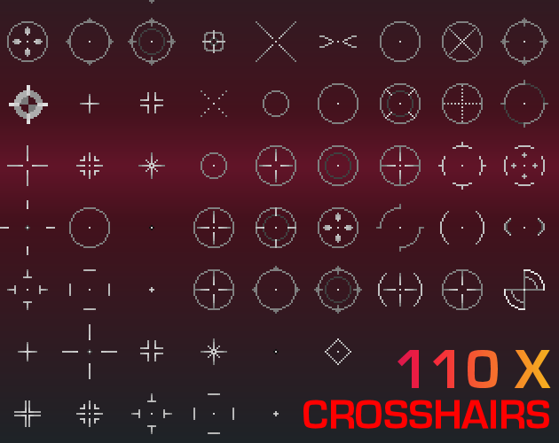 ReactorcoreDev's tweet image. Crosshair 110x Ultra: Triple pack with precision UI crosshairs

reactorcore.itch.io/crosshair-110x…

#assets #crosshair #ui #pack #design