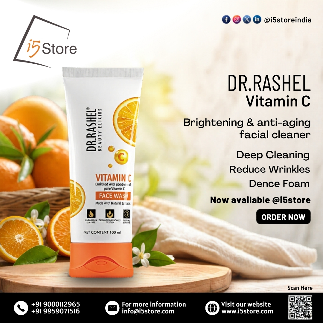 i5storeindia's tweet image. Say hello to healthy, glowing skin with Dr. Rashel's Face wash
Get now @ i5store.com
.
.
.
#facewash #skincare #skincareroutine #glowingskin #beauty #skincareproducts #cleanser #toner #skincaretips #serum #skin #healthyskin #facialwash #makeup #cosmetics #facemask