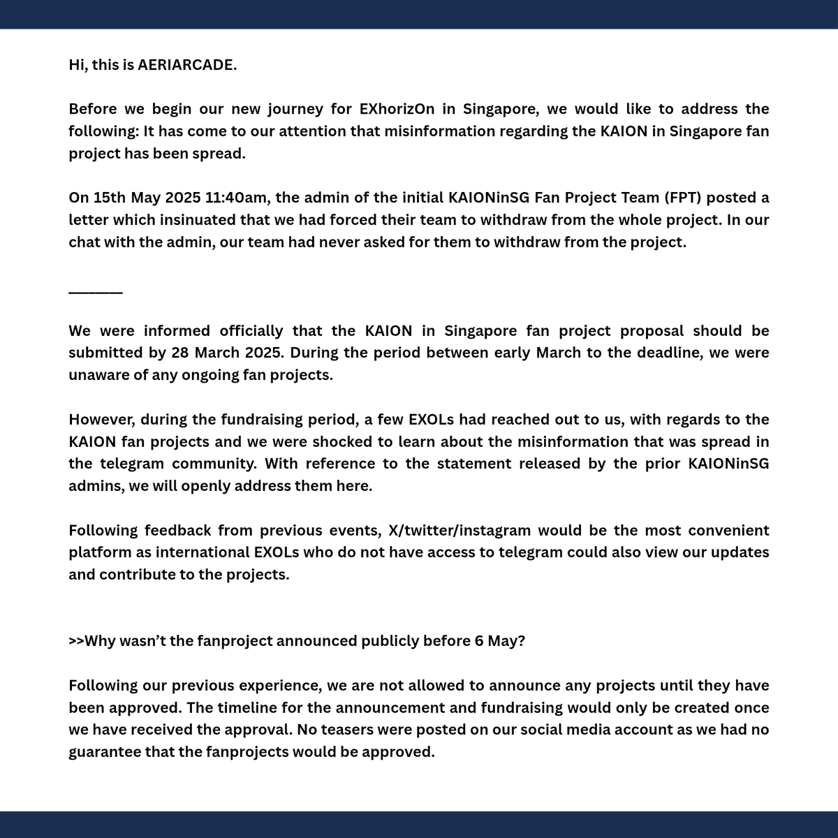 EXO SINGAPORE FAN EVENTS tweet media