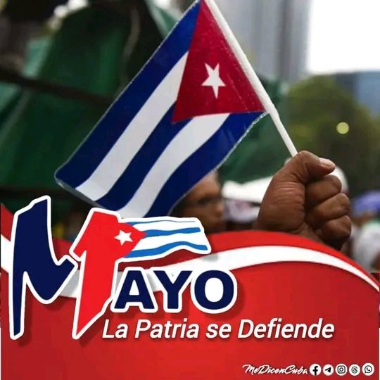 NazlyR159's tweet photo. Desfilamos este #1Mayo por el 🌎, por #Cuba, por la Revolución y por nuestros niños que merecen crecer en paz y tranquilidad.
#CubaEstáFirme 
#CubaNoEstáSola 
#CubaVencerá 
#100AñosConFidel
#Centenario https://t.co/nUAi5HQSxe