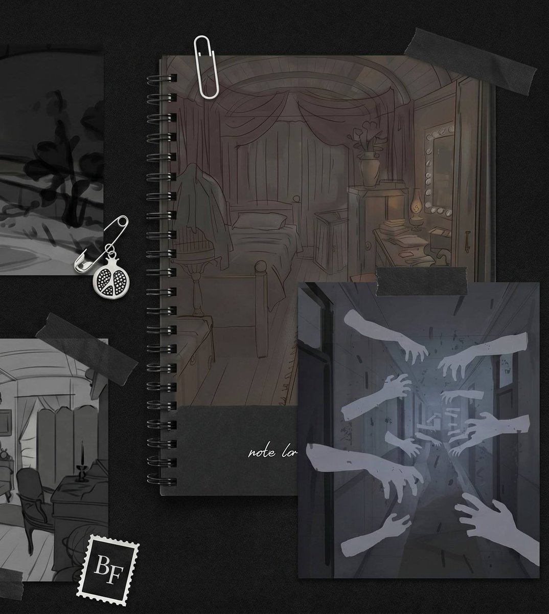 Blooming_Fates's tweet image. Our sketches from different chapters and stories — the ones we've poured our heart and soul into.
#ThursdayVibes #GoodVibesOnly #StayPositive #GamingVibes #VisualNovel