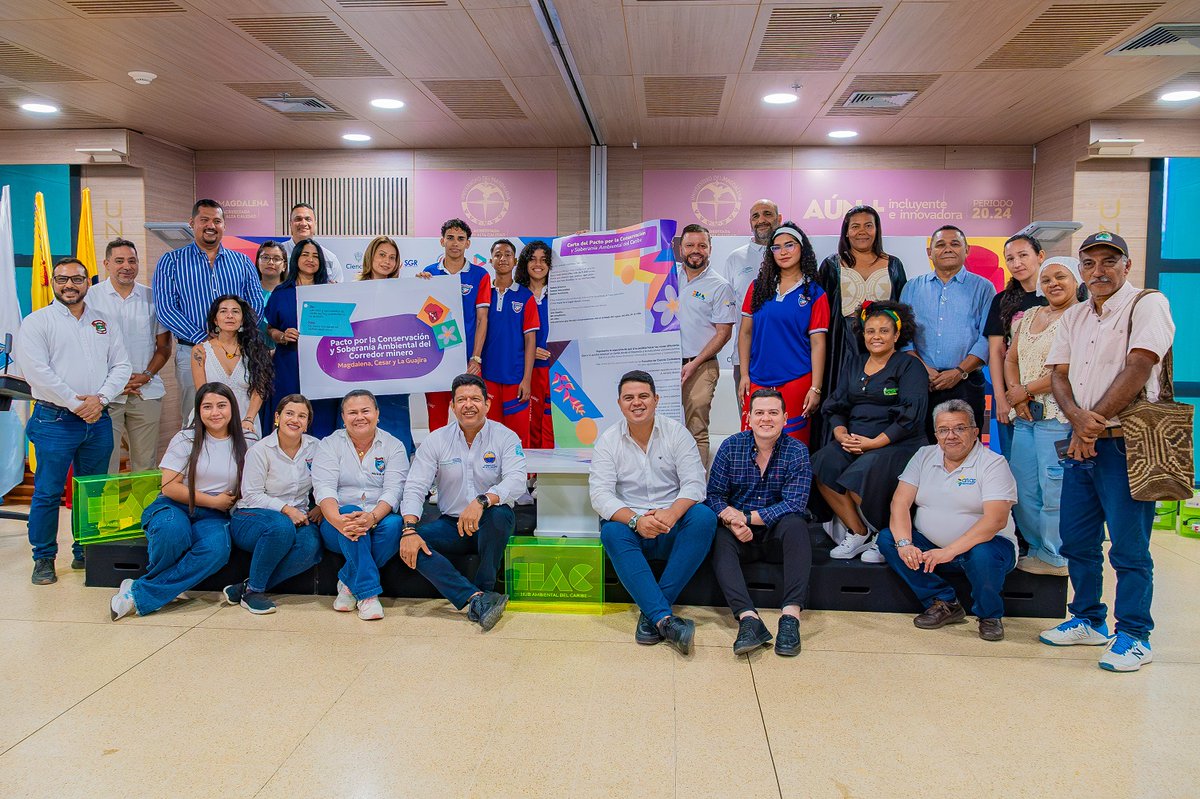 Unimagdalena's tweet photo. Con el Proyecto @HubAmbiental dejamos como legado una plataforma digital abierta para comprender y gestionar los riesgos ambientales en 3 departamentos del Caribe colombiano.

Conoce los logros de esta iniciativa financiada por @Regalias_gov 🔗 https://t.co/jXLtq8sIls
#NoticiasUM https://t.co/ml5DllC623