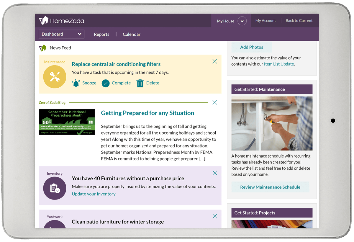 HomeZada's tweet photo. You automate your coffee maker but manually track home maintenance?
Forgotten HVAC filters = 20% higher energy bills.
One HomeZada dashboard fixes this.
https://t.co/Q1gmdIA2Ez
#HomeHack #ProductivityWin #HomeMaintenance https://t.co/tepWQTzihC