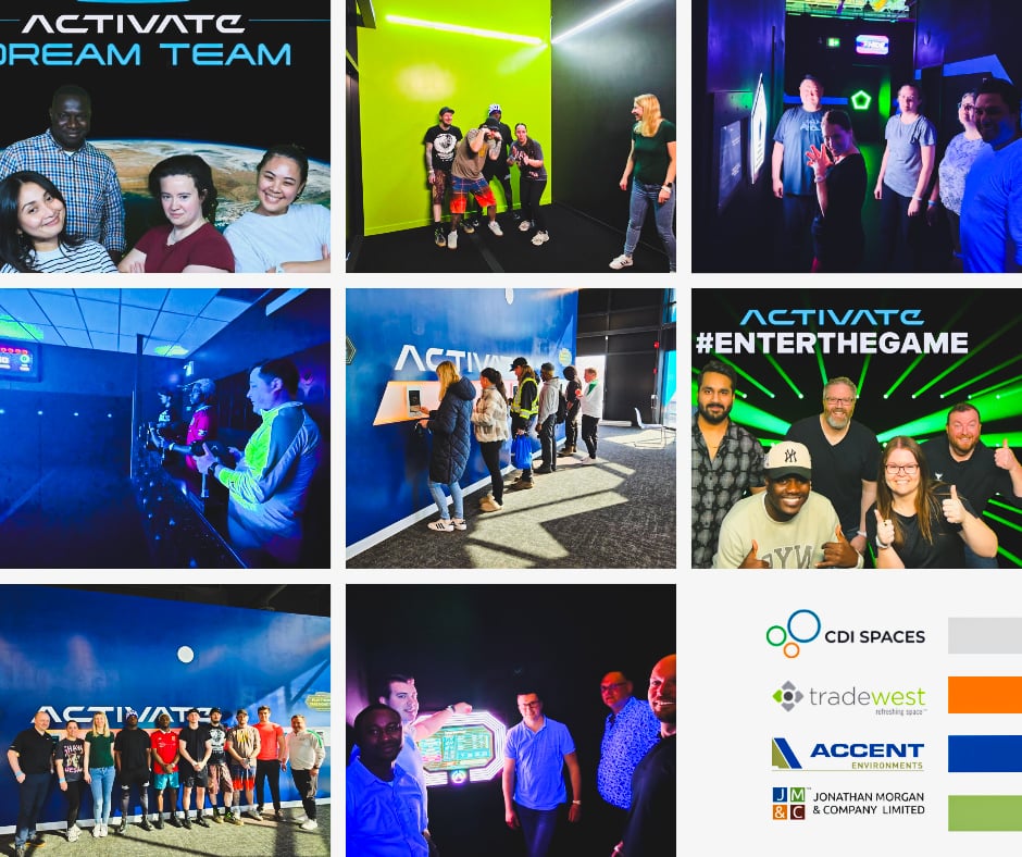 CDI_Spaces's tweet image. Our teams across the country got together for a trip to Activate Games - bringing some energy to team building with a mix of movement and a little friendly competition. A fun way to connect, get active, and switch things up from the usual workday! 🥳🤸🏻‍♂️⛹🏻‍♀️ 

#teambuilding
