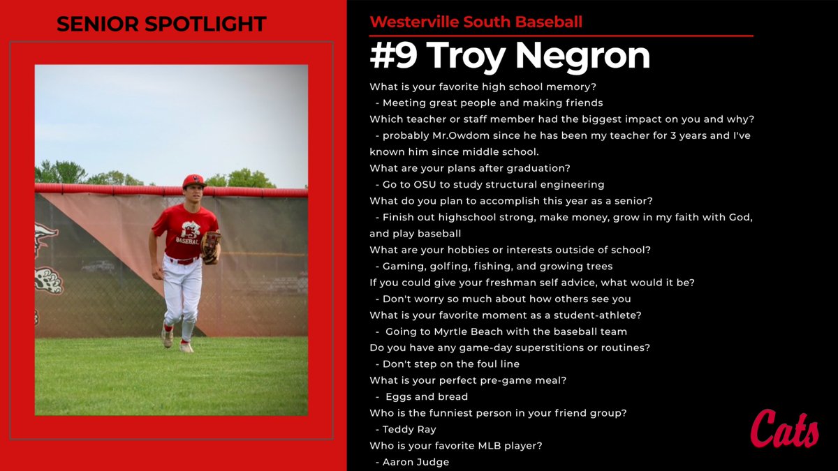 Westerville South Baseball tweet media