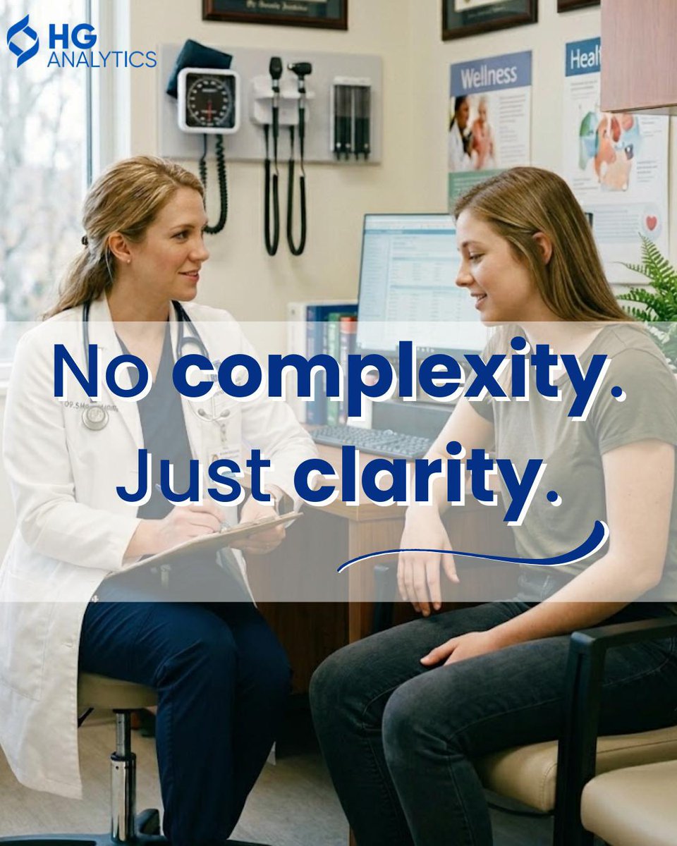 hg_analytics's tweet image. From non-invasive screenings to actionable insights, it’s about identifying risks early and making smarter, data-driven decisions. Because when you have clarity, you can change outcomes.
#PreventiveCare #EarlyDetection #Healthcare #PrimaryCare #BetterOutcomes #HGAnalytics