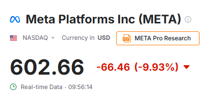 ClaudioCaparroz's tweet image. #Valueinvesting HOY podes comprar $META con un 10% de descuento!

#NYSE #Wallstreet