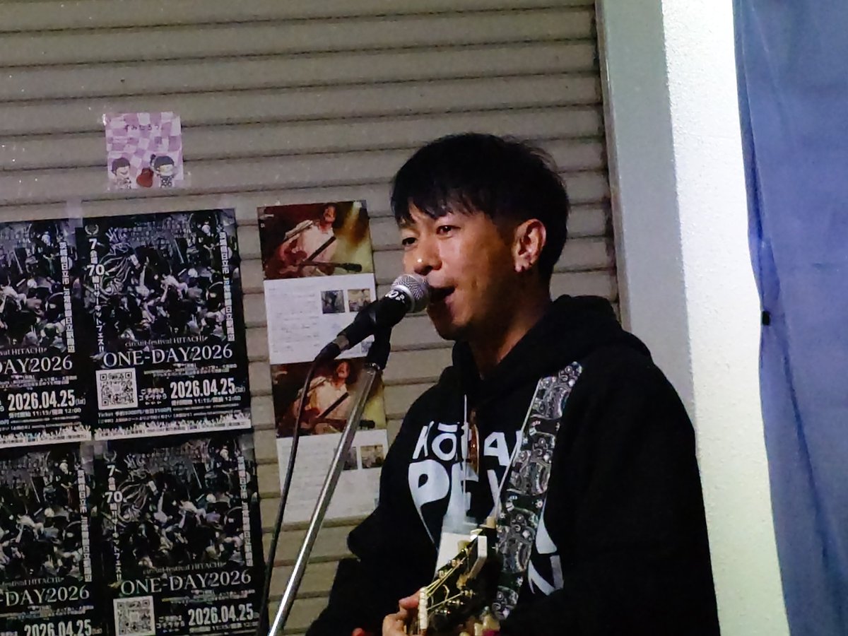 Known_z100's tweet photo. 2026・4月25日㈯
ONE-DAY2026
大島ビル2F
Hi←☆さんのLIVE🎸②
#ONEDAY2026 https://t.co/38amGXsWTI