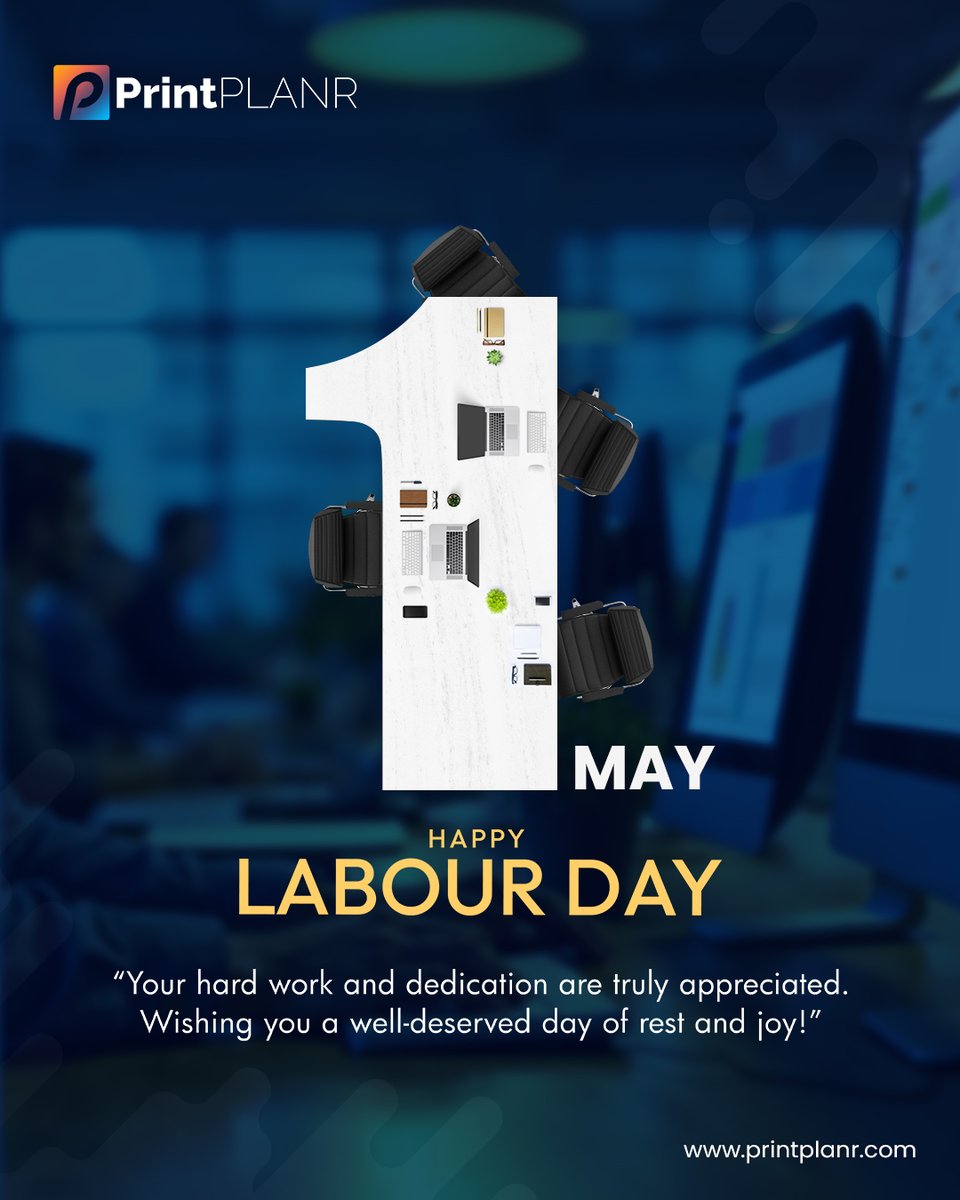 PrintPLANR's tweet photo. Celebrating the hard work, dedication, and effort that keeps everything moving forward.

Happy Labour Day.

#LabourDay #WorkersDay #Respect #HardWork #Dedication #Workforce https://t.co/epdV64DY9f