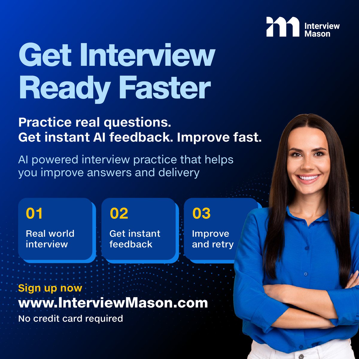 Bitsoft_Int_Inc's tweet image. InterviewMason.com
Practice real questions. Get instant AI feedback. Improve fast.
#test #interview #skills #preparation #ai #virtual #interview #freetouse #skilltest #freetest #nocardrequired