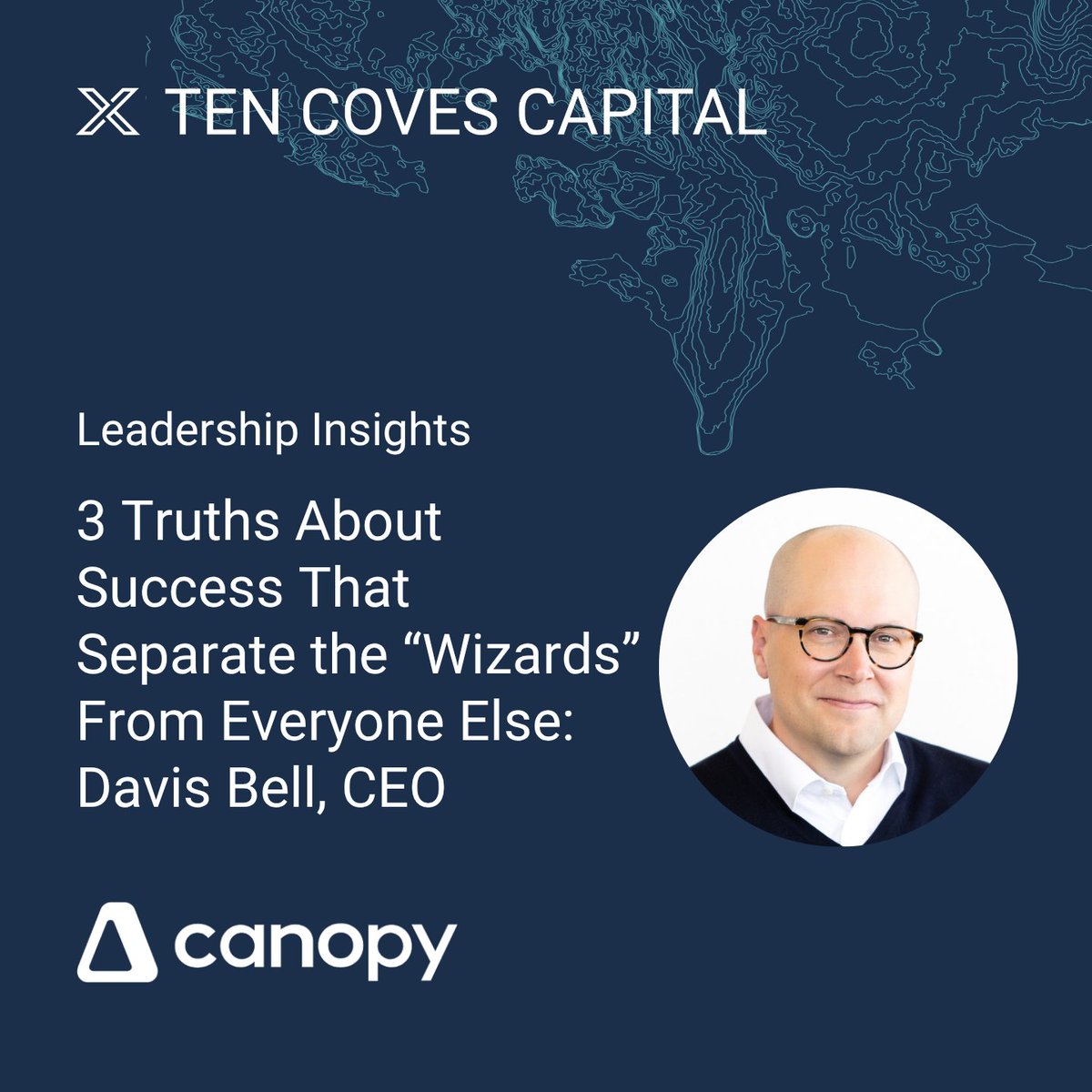 tencovescapital's tweet photo. In our latest #LeadershipInsights, @canopysuite CEO Davis Bell shares three of them, drawn from experience building and scaling teams, products and companies. 

Click through below to learn more 💡 https://t.co/lDbxdimzmP