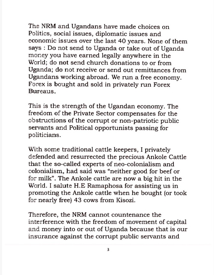 IssaKigongo's tweet photo. President @KagutaMuseveni on Sovereignty Bill https://t.co/14M7vVPokL