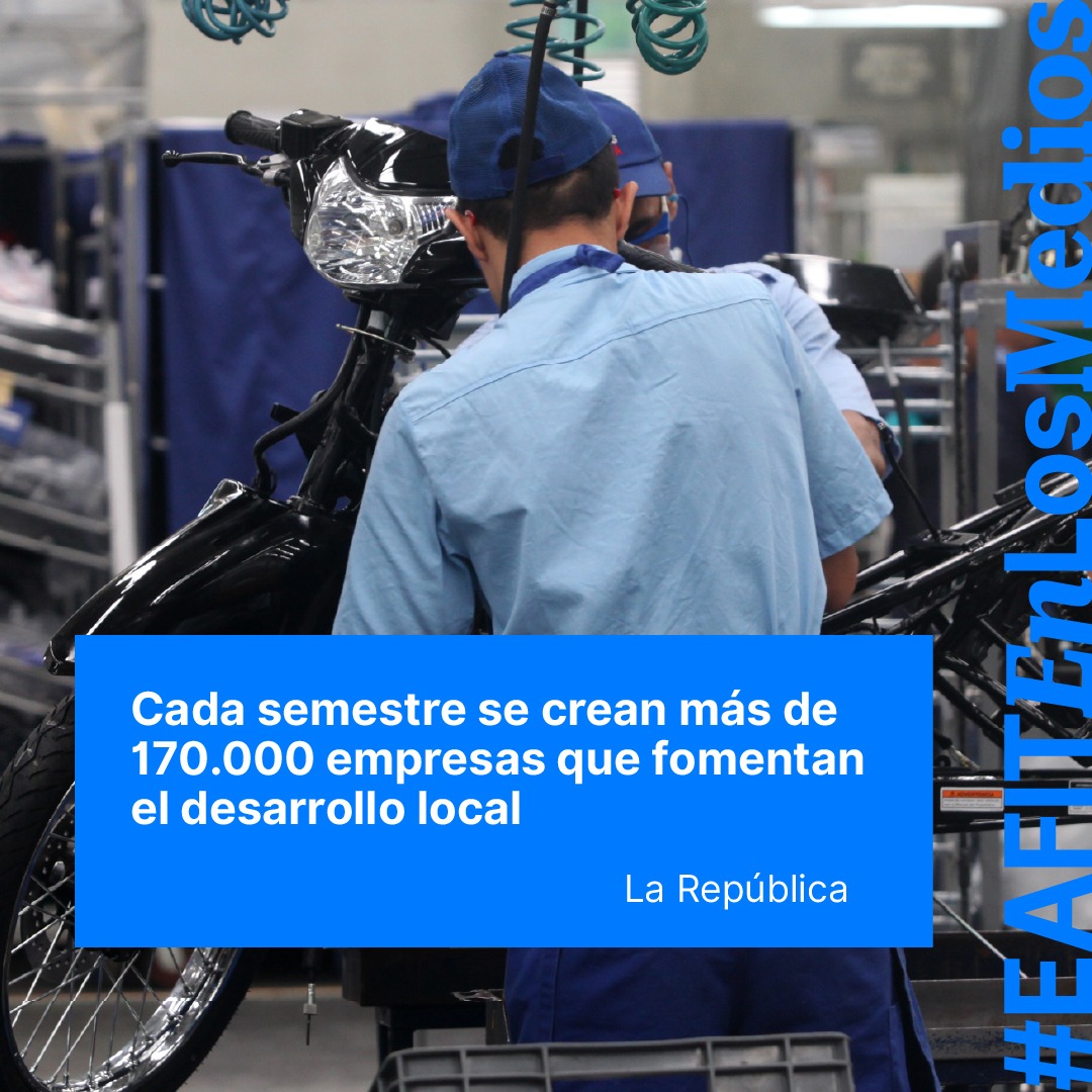EAFIT's tweet image. #EAFITEnLosMedios | ¿Cómo está la salud del ecosistema emprendedor colombiano? 🤔🇨🇴

💭@Tomas_RiosM, director de #OnGoing, el Centro de Emprendimiento de Alto Impacto de #EAFIT, afirmó que el país atraviesa un momento muy interesante dentro del ecosistema emprendedor global 🌍 y