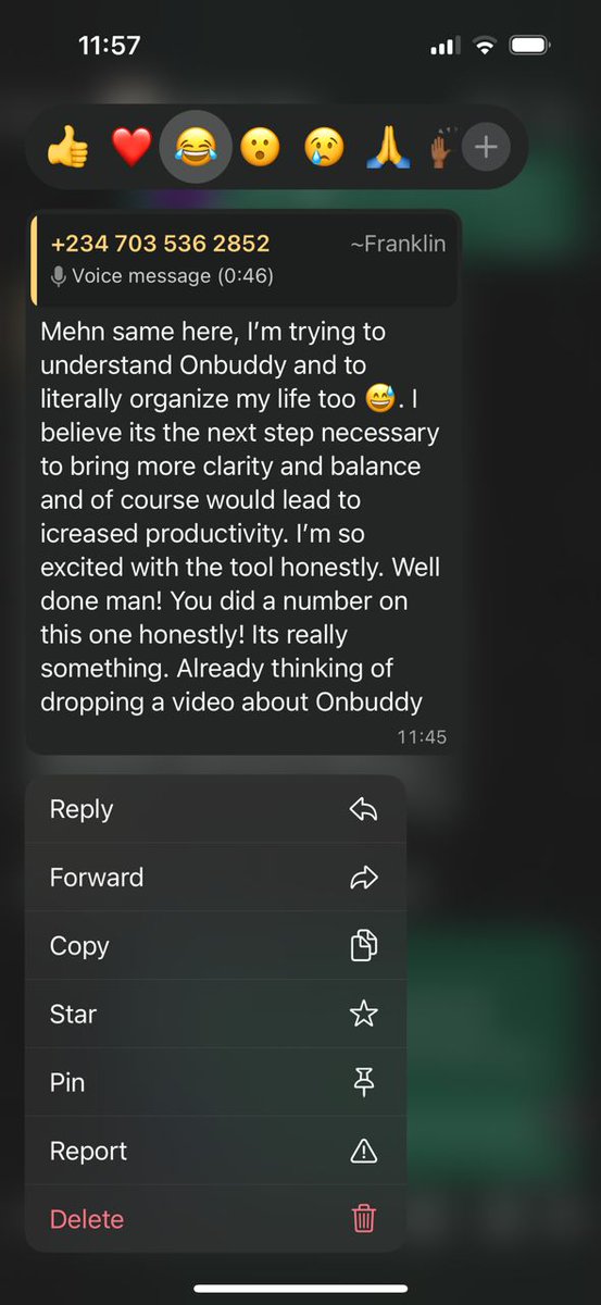 franklin_chieze's tweet photo. It's not very often that people fall in love with a work tool, but that's what's happening with OnBuddy. And that's because @Onbuddyai  is built to feel more like a companion.
If you'd like to learn more, join us for our Open House event today at 4 PM WAT
https://t.co/WIPMyK9rU8 https://t.co/oZOizTnO0r