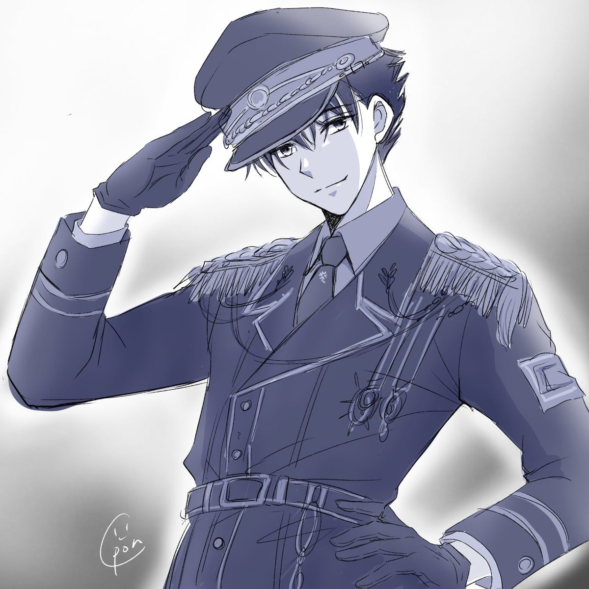 軍パロ快くんらくがき