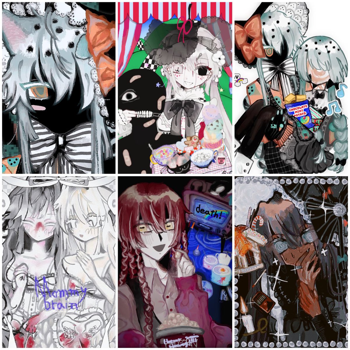 monamozyu5572's tweet photo. 仄暗い雰囲気のイラストとキャラデザをしています👻⋆✦
#GWの創作クラスタフォロー祭
#ゴールデンウィークSNS展覧会2026 https://t.co/Tn39z29sH0