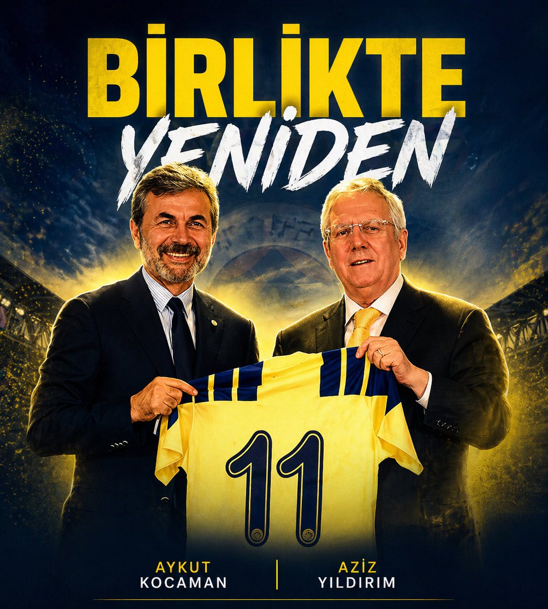 Feneristcom's tweet image. Fenerbahçe başkanlığına aday olması beklenen Aziz Yıldırım, Aykut Kocaman’la birlikte çalışmayı düşünüyor.

Aziz Yıldırım’ın hedefi hemen şampiyon olup 2027’de görevi yeni başkana bırakmak.

(Radyo Gol)

#Fenerbahce #Futbol #Sports