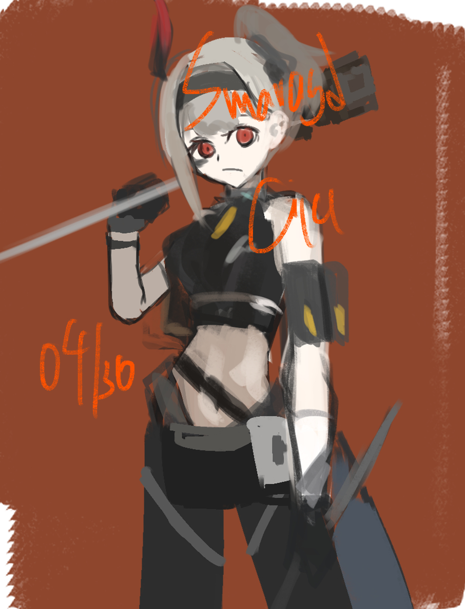 #アークナイツ版深夜の真剣お絵かき60分一本勝負
ヴァルカン　happybirthday!!