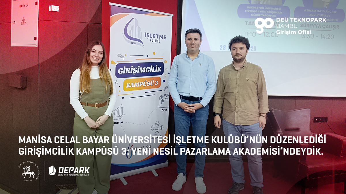 bambudepark's tweet photo. BAMBU Girişim Ofisi olarak Manisa Celal Bayar Üniversitesi İşletme Kulübü’nün düzenlediği Girişimcilik Kampüsü 3: Yeni Nesil Pazarlama Akademisi’ndeydik.

#deparktgb #deparkbambu #girisimcilikkampusu3 https://t.co/rHdjbwsOhF