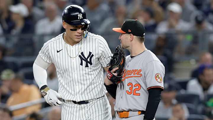 RE2PECT2JETER's tweet image. The #Yankees start a series vs Baltimore tomorrow at 7:05pm ET. Will Warren gets the start. #RepBX 

Aaron Judge's career numbers vs Orioles
- .321 avg - 51 HRs - 109 RBI - 135 hits