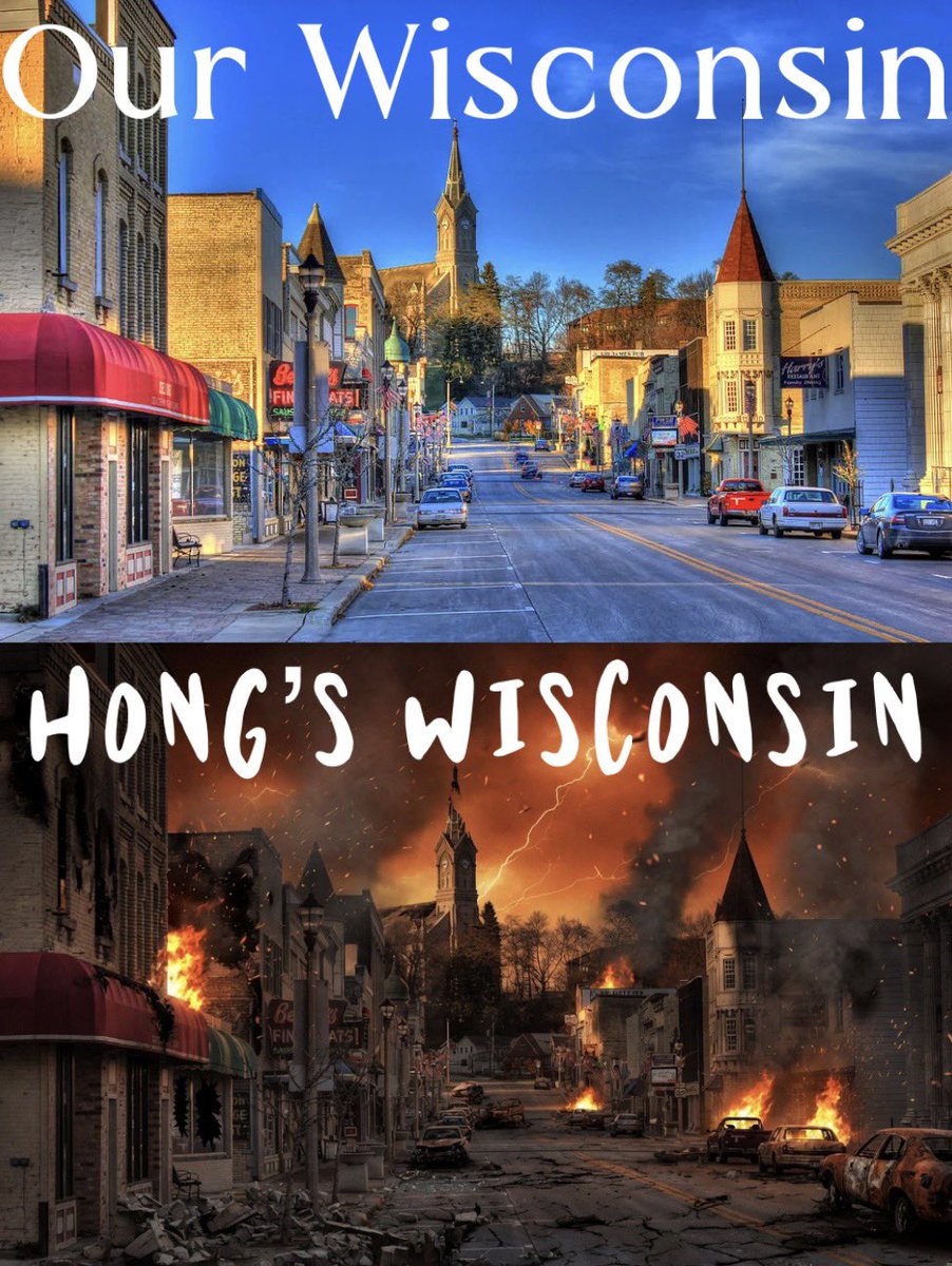 wiscofirst's tweet image. 🚨 Wisconsin, WAKE UP! ‼️

Francesca Hong isn’t some moderate “pragmatist.” She’s a far-left lunatic wrapped in ill-fitting sheep’s clothing. If she becomes governor, she will turn our state into the next failed socialist experiment.

Look at Mamdani’s New York City: sky-high