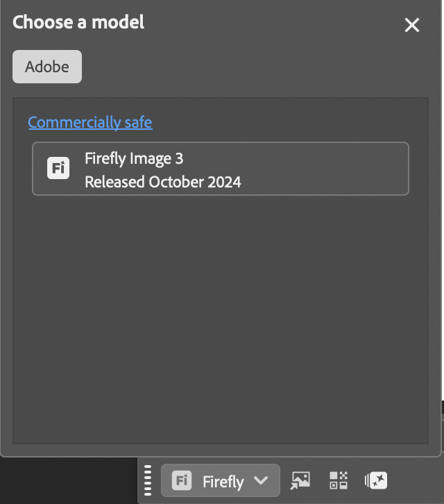 metdubbels's tweet photo. @Photoshop I've updated to 27.6.0 just now but my generative models now is quite empty.  Only when I go to Edit > Generative Fill, the models show up. What is wrong? https://t.co/HrDSOuXXSe