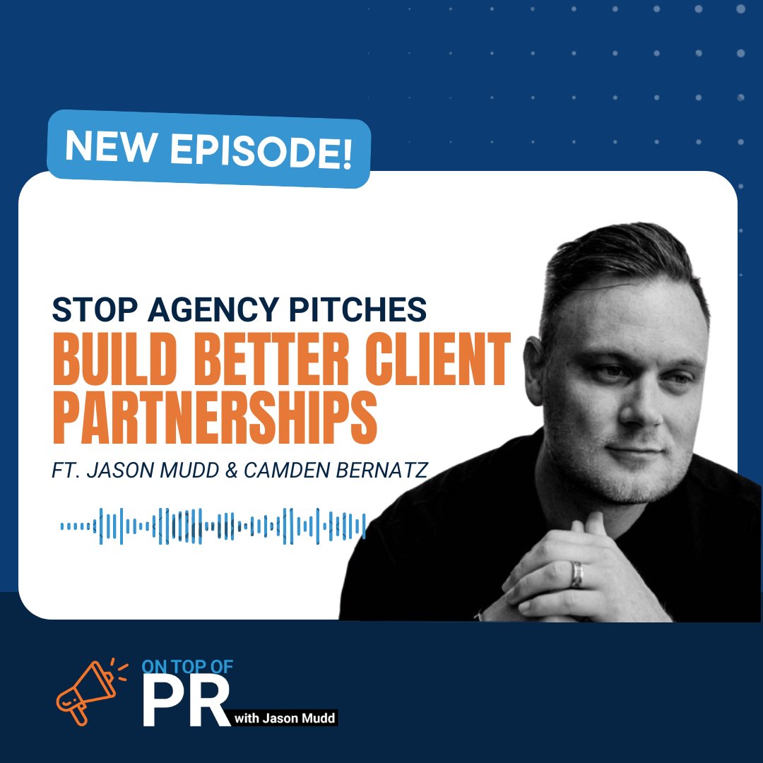 On Top of PR with Jason Mudd podcast tweet media