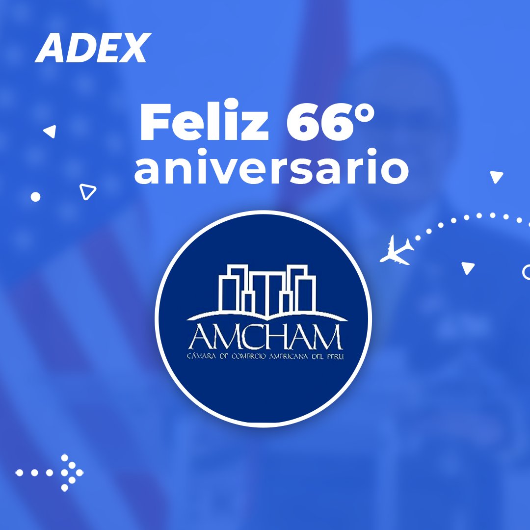ADEX_PERU's tweet image. #aniversario

Extendemos un saludo a @amchamperu por su 66° aniversario. Reconocemos su labor en fomentar los principios que impulsan el crecimiento económico, el desarrollo del mercado, la inversión y el intercambio comercial.