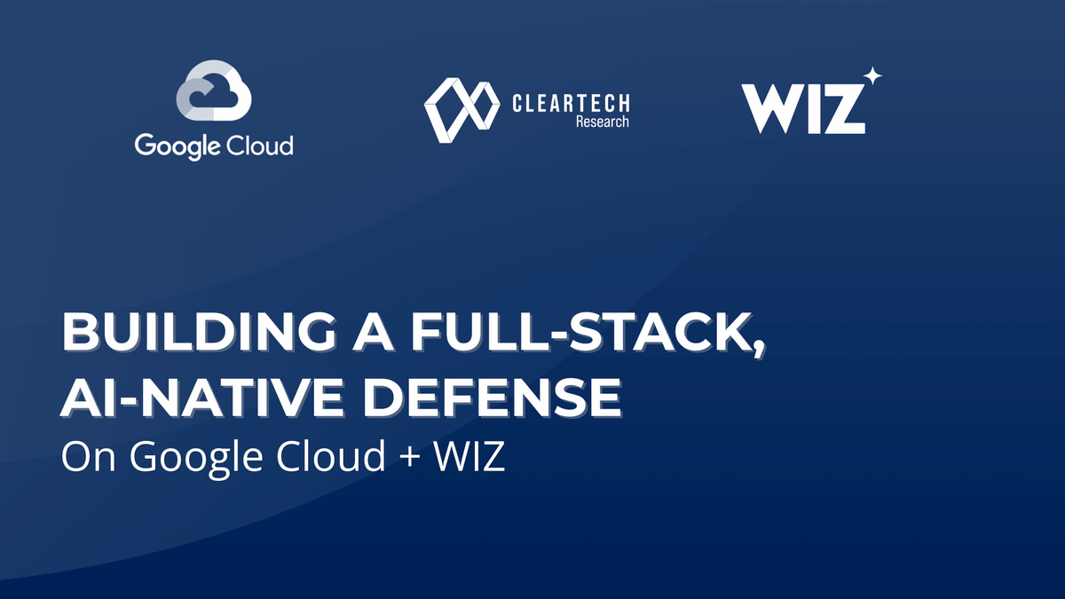 cleartechtoday's tweet image. 📌 Full stop: AI Native Architecture requires AI Native Defense

Last week I was attended #GoogleCloudNext as part of the analyst community.

Of course the sessions I enjoyed most were the #Security sessions but was really eager to hear about #AISecurity and the progress that Wiz