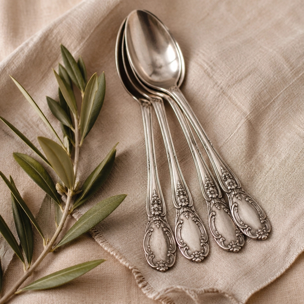 frijja_trends's tweet image. It’s the thrill of the hunt! 🕵️‍♀️ Our monthly auction is near, and this vintage silver spoon set is "The Lucky Find." Perfect for a touch of history at home. 30% off this week! Don't miss out.

#Frijja #TheLuckyFind #VintageSilver #Auction #HomeDecor