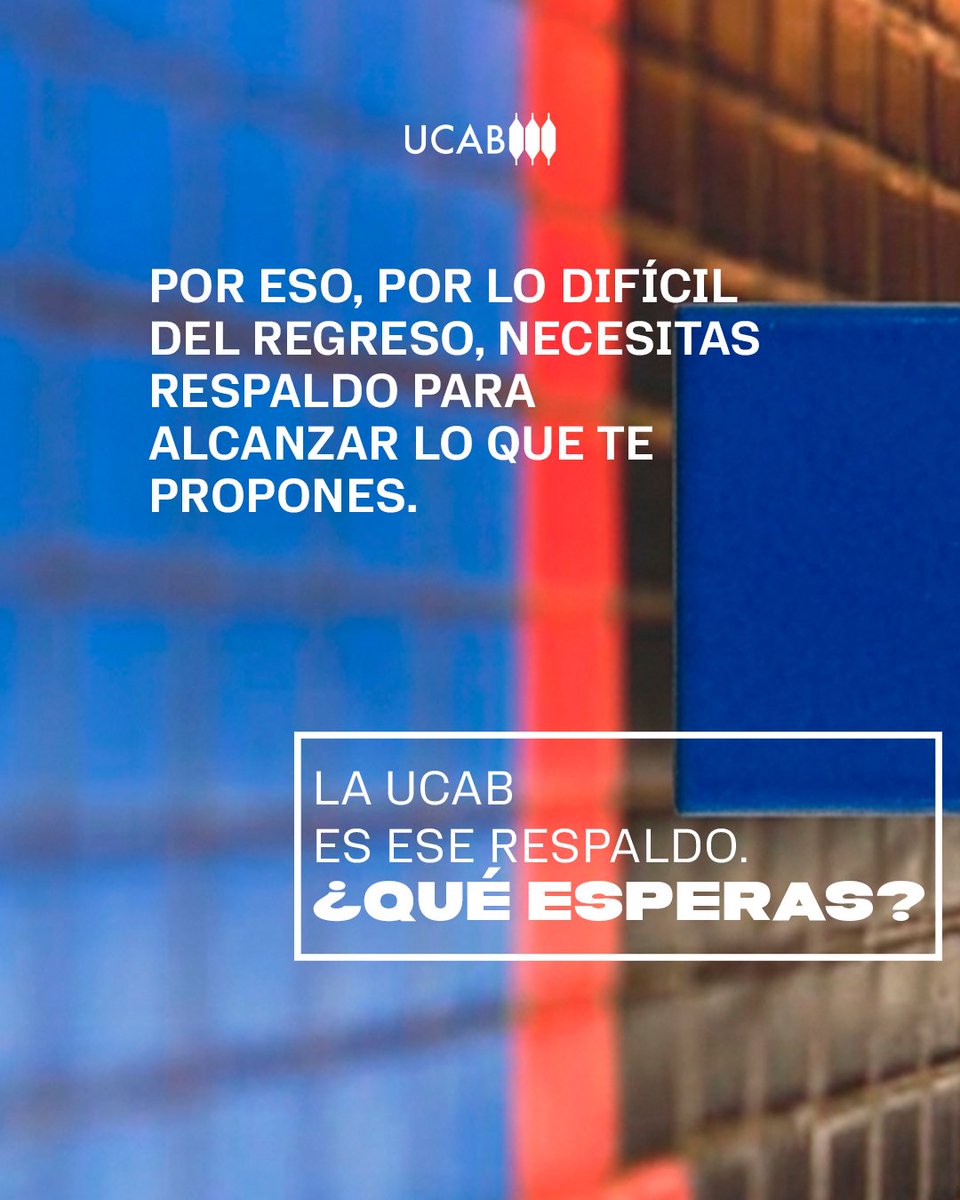 enlaucab's tweet photo. ¿Sabías que tenemos un nuevo programa de becas para estudiar Educación en la #UCAB?🤔

Fieles a la misión de la Compañía de Jesús, abrimos la convocatoria de la Beca Excelencia Andrés Bello. No solo buscamos buenos estudiantes, buscamos personas comprometidas con el mañana de Venezuela.

Si te apasionan los números, la física o la innovación pedagógica, queremos que te formes con los mejores para ser un docente de excelencia. 🚀

📌Enfoque 2026: Física y Matemáticas - Ciencias Pedagógicas.
¡Asume el reto y sé parte del cambio!

Llena el formulario🧡https://t.co/ay48LHF7Ac