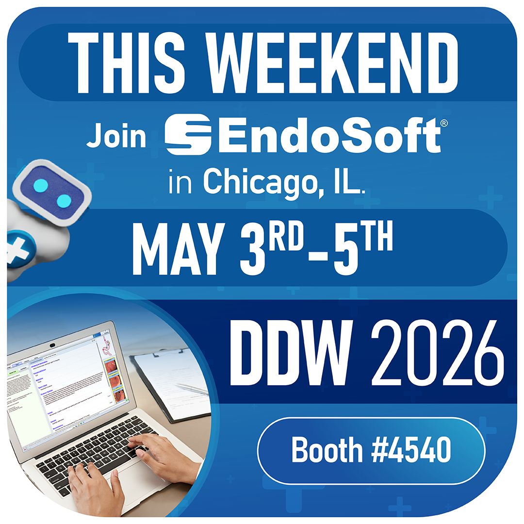 EndosoftWorld's tweet photo. DDW 2026 starts Saturday in Chicago. Here's what we're bringing:

EndoVault® 4: our next-generation cloud-based endoscopy EHR. Built for ease of access, scale, and designed around how GI teams actually work. https://t.co/3yOHPj01Al