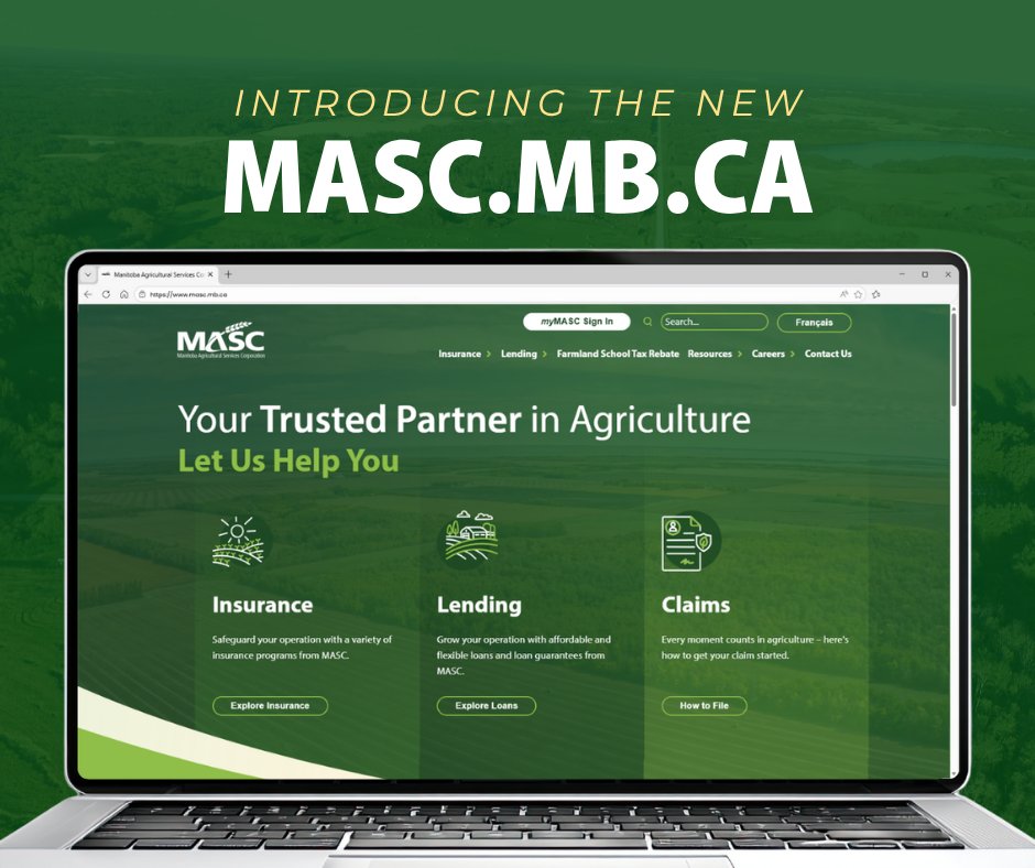 Manitoba Agricultural Services Corporation (MASC) tweet media