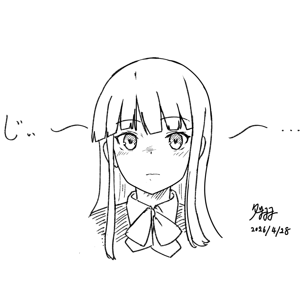 #今月描いた絵を晒そう
原稿しかしていなかったと思っていたけれど、どうやら描いていたらしい 