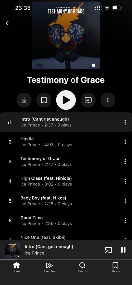 Folupumpin's tweet photo. @Iceprincezamani First to stream 😁 https://t.co/FFYKXXz1PK