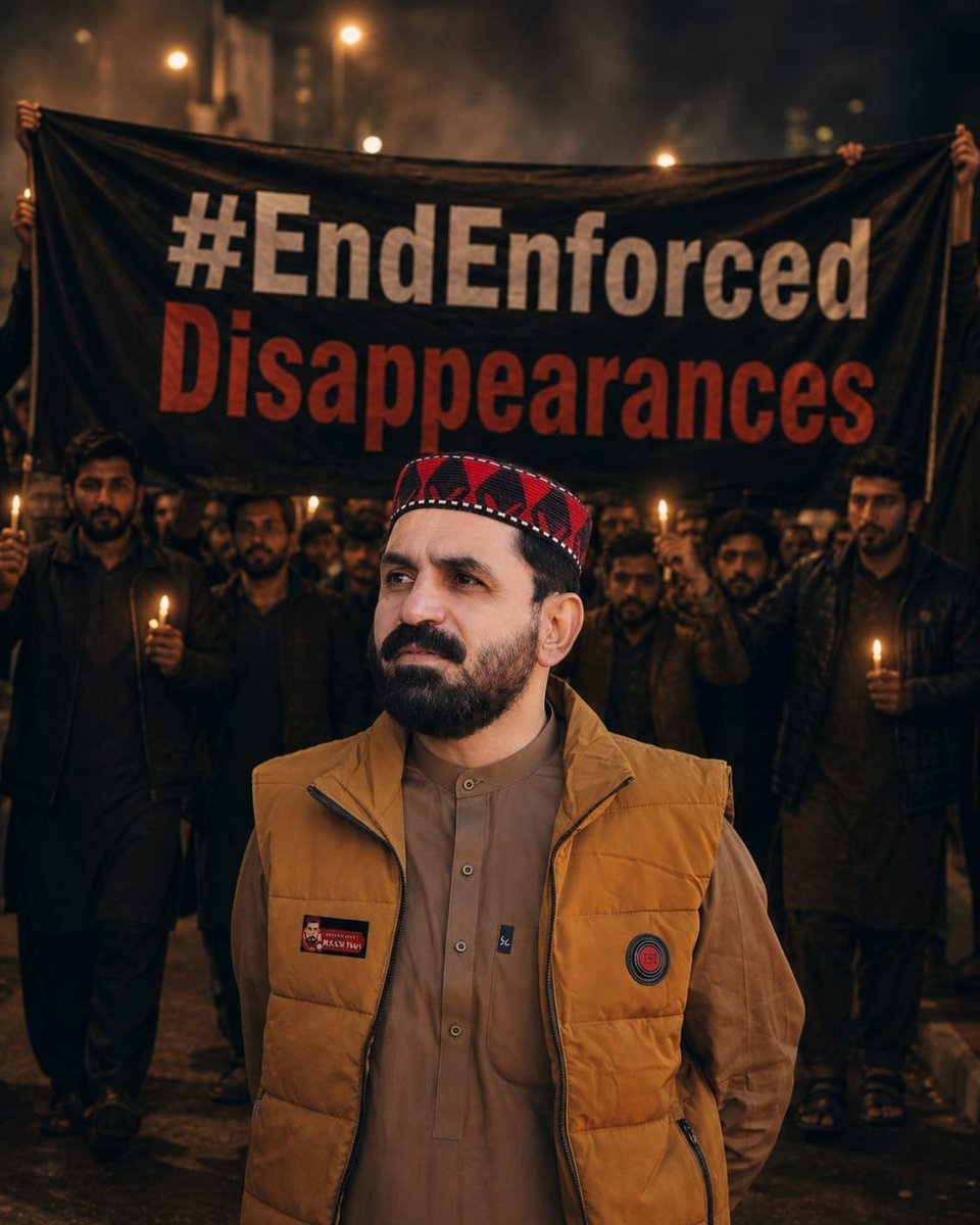 KhyalNwrzy's tweet photo. #EndEnforcedDisappearances
_Enforced disappearances ≠ law enforcement.  
Day 169: Where are Hanif Pashteen &amp; Noorullah Tareen?  
The world must speak up for Pakhtunkhwa._

#EndEnforcedDisappearances #WhereAreThey #Day169 #PashtunLivesMatter #HumanRights #PTM https://t.co/G6nX44kmtR