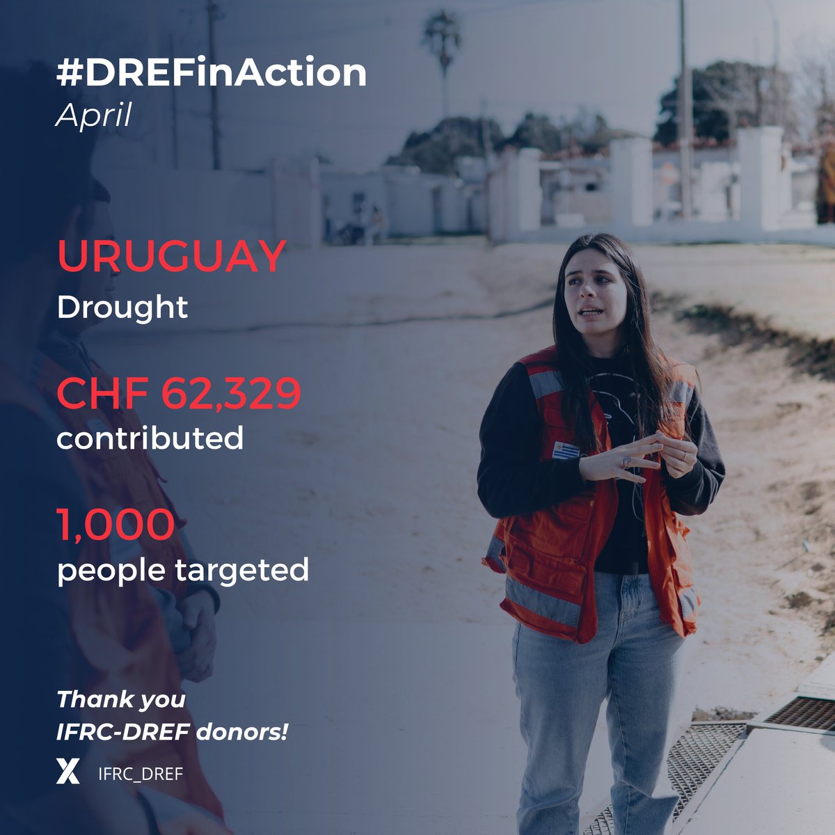 IFRC_DREF's tweet image. #Uruguay is facing a worsening slow-onset drought, with severe water deficits affecting communities across southern, south-central and eastern regions.
Through a new @IFRC_DREF allocation, the Red Cross will assess the humanitarian impact of the drought, engage families, and