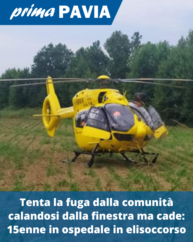 PrimaPavia's tweet image. LEGGI QUI: primapavia.it/cronaca/tenta-…
#Fuga #Caduta #Elisoccorso #Ospedale #Cronaca #Mortara #Notizie #News