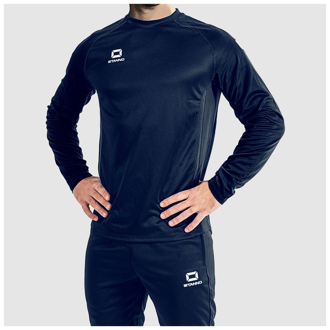 epsportsltd's tweet image. Gear your junior team with the Stanno Stadio Round Neck Top. 100% recycled polyester, moisture-wicking, raglan sleeves. Perfect for training and matchdays. Available at East Point Sports. #Stanno #Teamwear #JuniorFootball #FootballKit