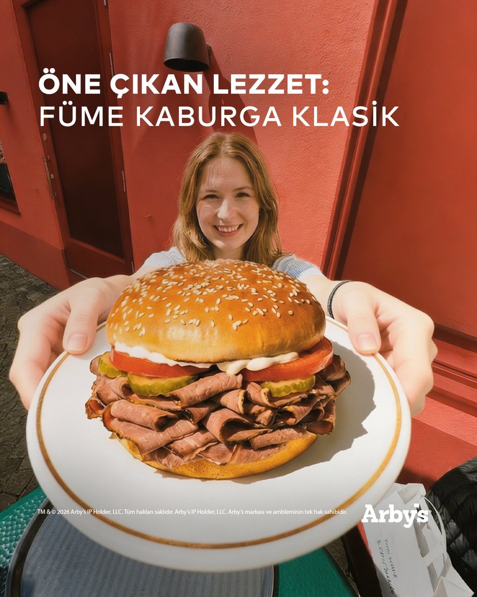Arby's® Türkiye tweet media