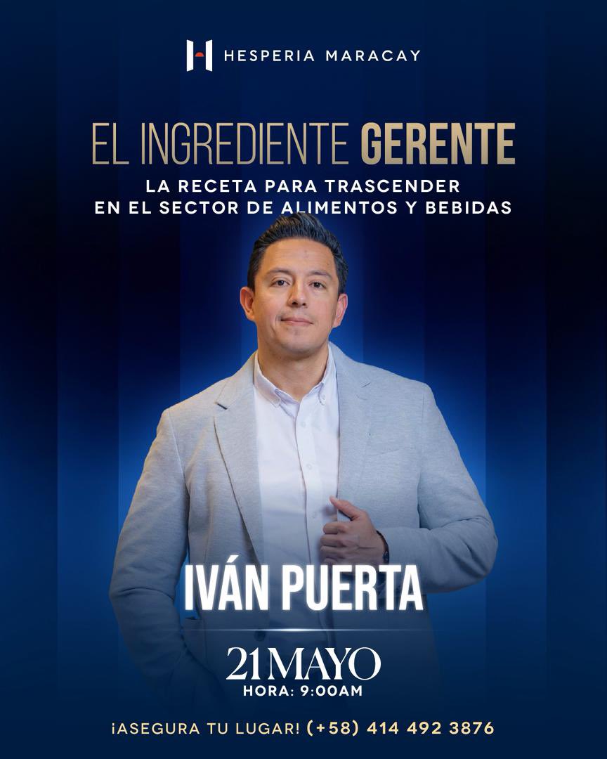 El ingrediente Gerente llega a los espacios del hotel Hesperia Maracay!

Estaremos compartiendo estrategias, visión y herramientas clave para impulsar tu gestión y liderazgo como gerente de restaurante. 

🗓️21 de mayo
⏰9:00am

Reserva tu cupo aquí: wa.me/584144923876
