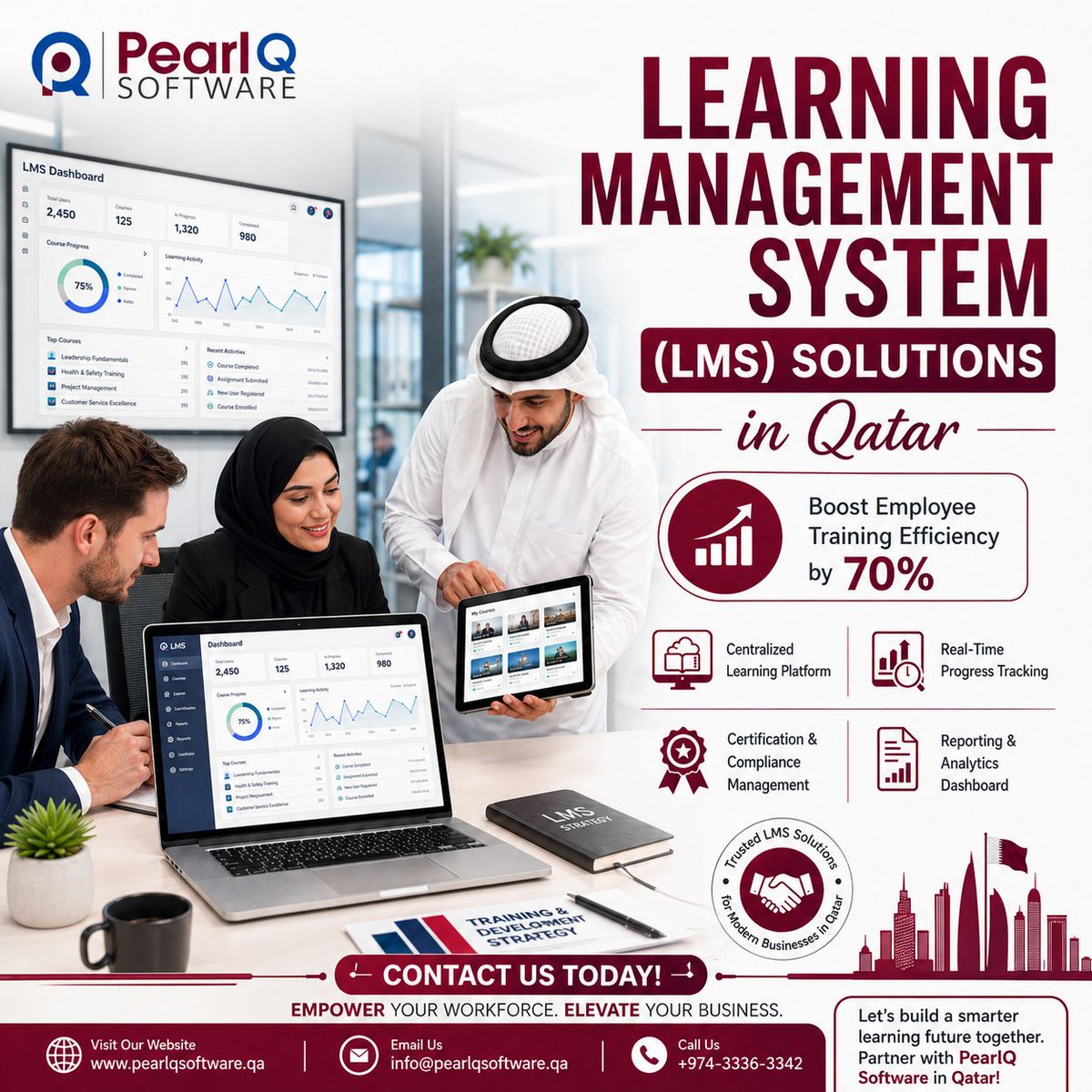 pearlqsoftware's tweet image. Smarter #Learning Starts Here – #LMS Solutions for #Qatar Businesses

Smarter training. Better results.
Upgrade your workforce with powerful LMS solutions in Qatar.
pearlqsoftware.qa/learning-manag…

#LMSSolutions #LearningManagementSystem #EdTech #CorporateTraining #DigitalLearning